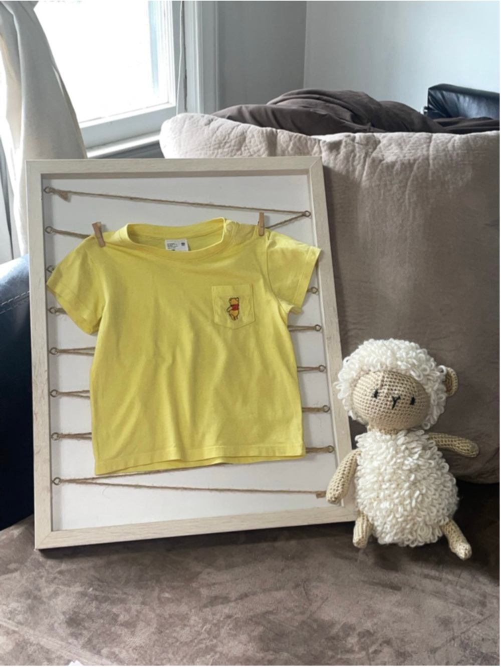 UNIQLO “Magic for All Icons” Yellow Winnie the Pooh Tee 12-18 Months